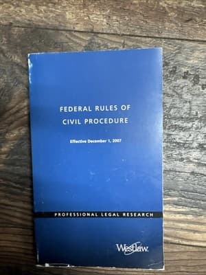 Federal Rules of Civil Procedure : Dec1 2007 - Image 1