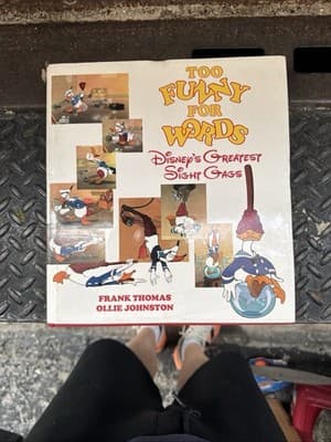 TOO FUNNY FOR WORDS Disney Greatest Sight Gags Book Frank Thomas Ollie Johnston - Thumbnail 2