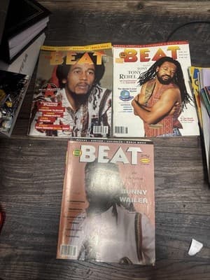 Lot Of 3 The Reggae And African Beat Magazines 1990.1993.1998 - Image 1