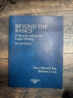 Beyond the Basics: A Text for Advanced Legal Writing, Second Edition (Americ... - Image 1