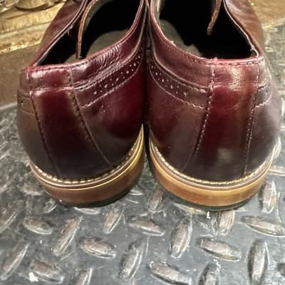 Stacy Adams - Men's Dickinson Oxford, Burgundy, Size 13m Moderate Wear) - Thumbnail 3
