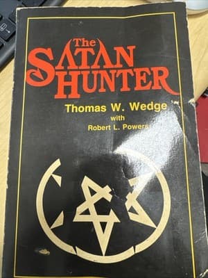 The Satan hunter, Thomas Wedge & Robert Powers 1988 PB Vintage - GOOD - Image 1