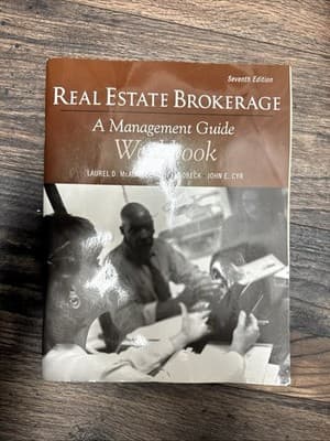 Real Estate Brokerage by Laurel D. McAdams, Joan Sobeck and John E. Cyr... - Image 1