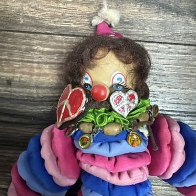 Vintage Yo Yo Clown Doll - Thumbnail 2