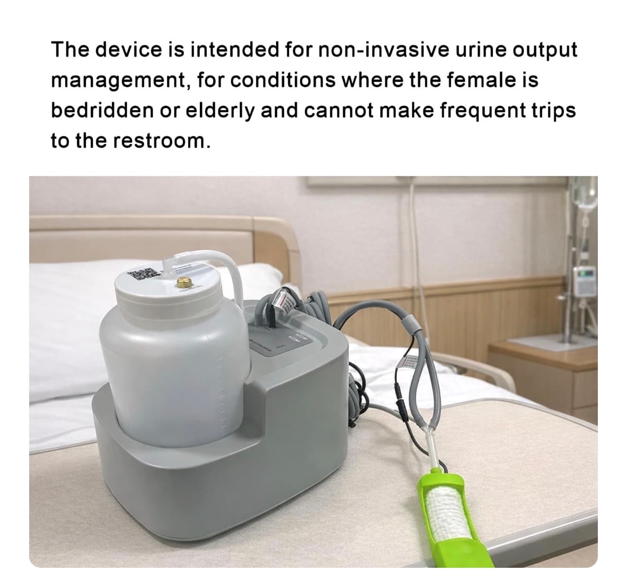 Wicks External Catheter Urine Collection System for Women Use - Thumbnail 4