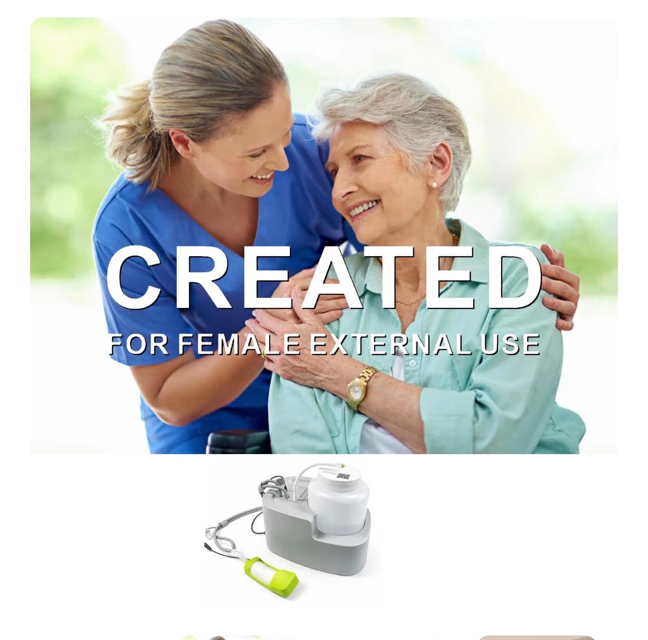 Wicks External Catheter Urine Collection System for Women Use - Thumbnail 5