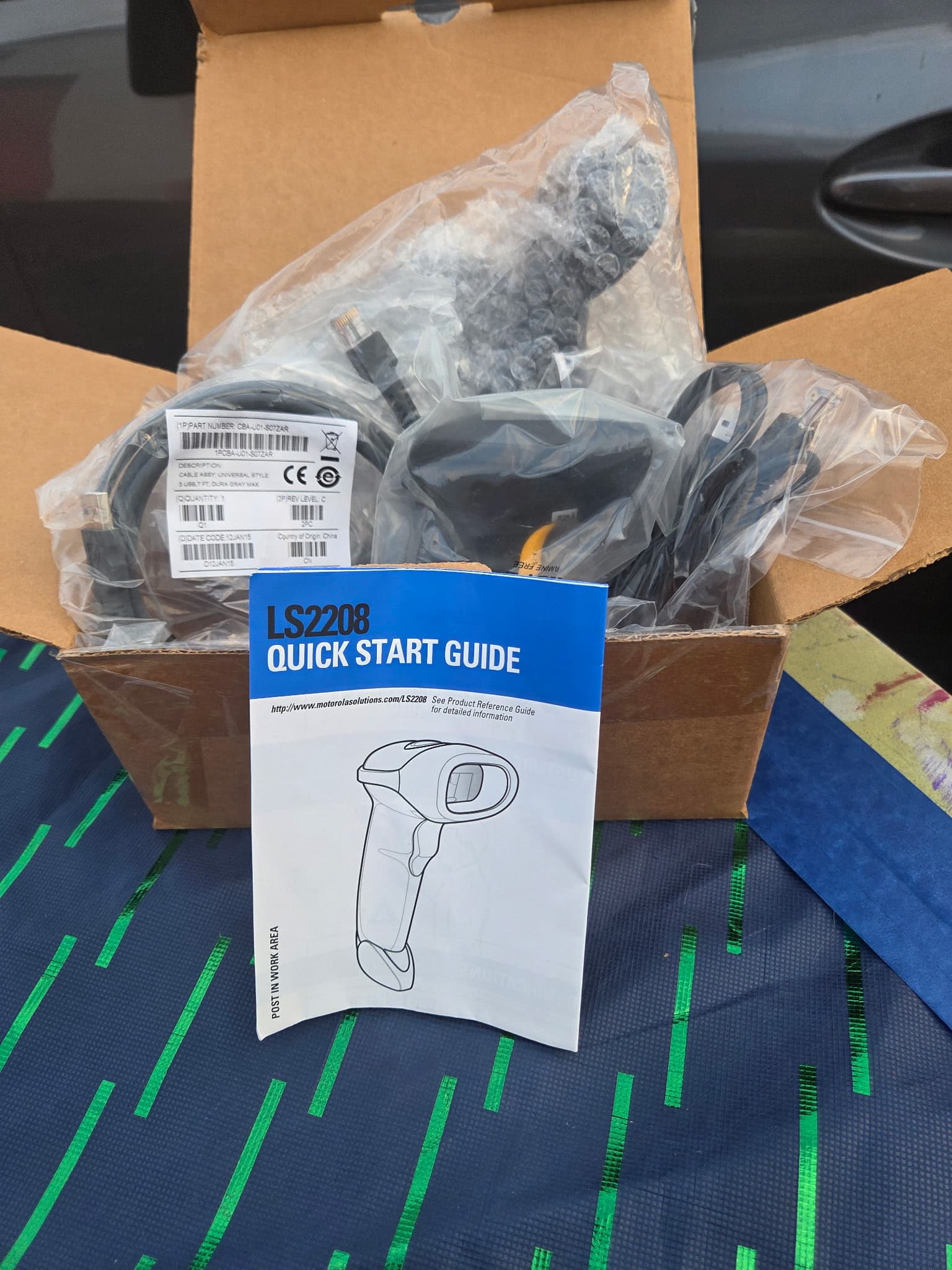 Zebra LS2208 Barcode Scanner with Quick Start Guide - Thumbnail 3