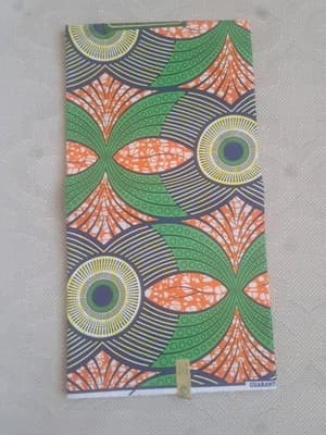 100% Ankara African Block Print fabric sold by 6 yards - Thumbnail 2