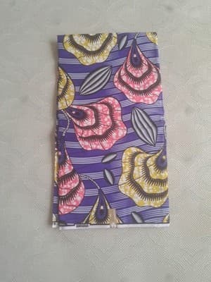 Ankara African Block Print fabric sold by 6 yards - Thumbnail 3