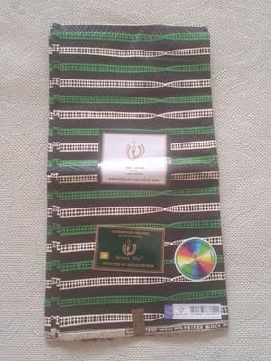 100% Ankara African Wax Print fabric sold by 6 yards - Thumbnail 3