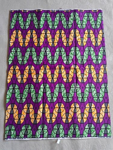 100% Ankara African Wax Print fabric sold by 6 yards - Thumbnail 5