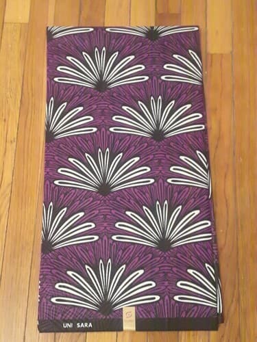 Cotton Polyester African Fabric Wax Print Sold bea by 6 Yards - Thumbnail 2