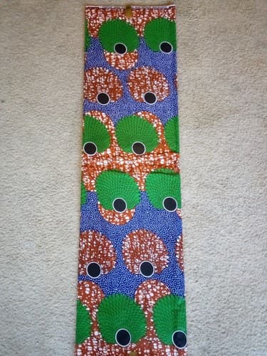 Ankara African Fabric Wax Print Sold bea by 6 Yards - Thumbnail 3