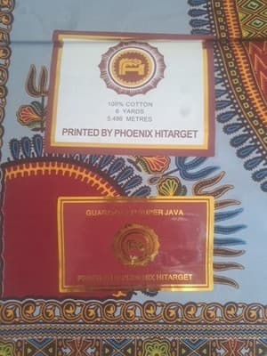 100% Cotton Java Dashiki Ankara African Wax Print fabric sold by 6 yards - Thumbnail 4