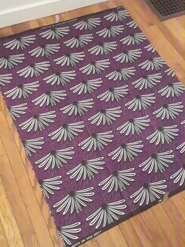 Cotton Polyester African Fabric Wax Print Sold bea by 6 Yards - Thumbnail 6