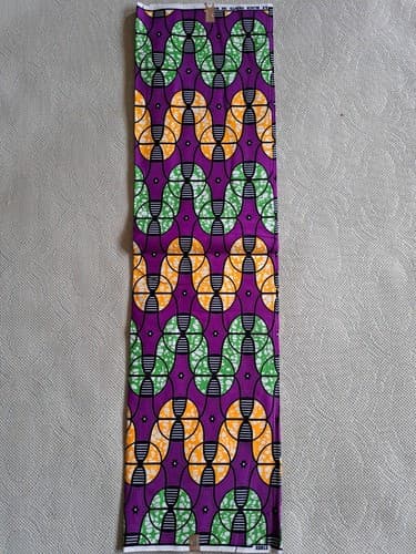 100% Ankara African Wax Print fabric sold by 6 yards - Thumbnail 3