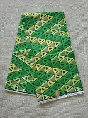 100% Ankara African Wax Print fabric sold by 6 yards