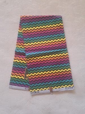 100% Ankara African Wax Print fabric sold by 6 yards - Image 1