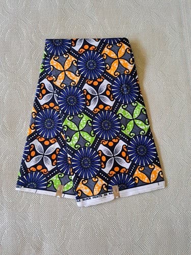 Ankara African Polyester Wax Print Fabric Sold by 6 yards