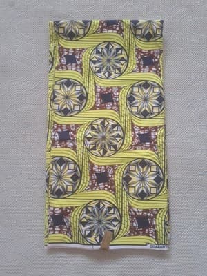 100% Cotton Ankara African Wax Print fabric sold by 6 yards - Thumbnail 2
