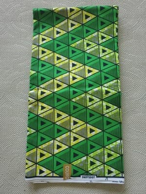 100% Ankara African Wax Print fabric sold by 6 yards - Thumbnail 2
