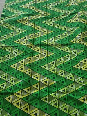 100% Ankara African Wax Print fabric sold by 6 yards - Thumbnail 4