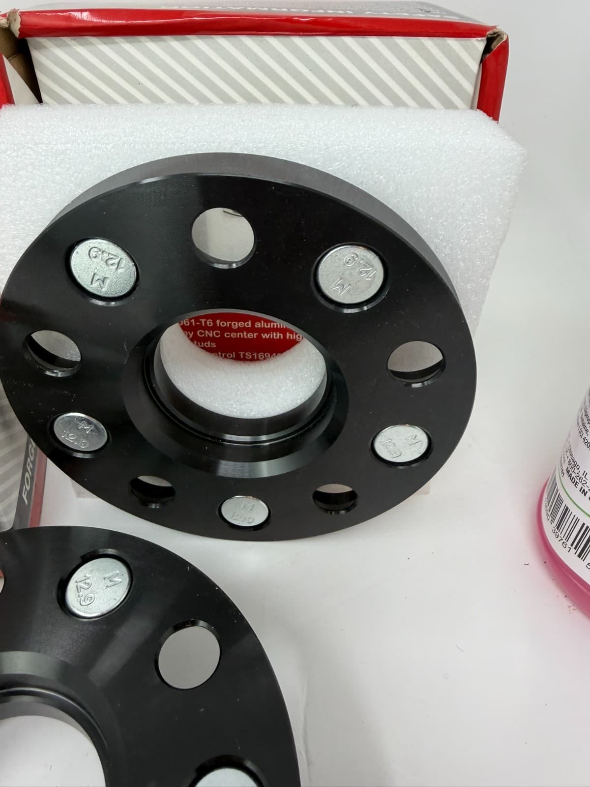 Set 4 Forged Wheel Spacers Aluminum 6061T6 5x4.5-5x4.5 M12x 1.5-64. 1-15 29-859 - Thumbnail 7