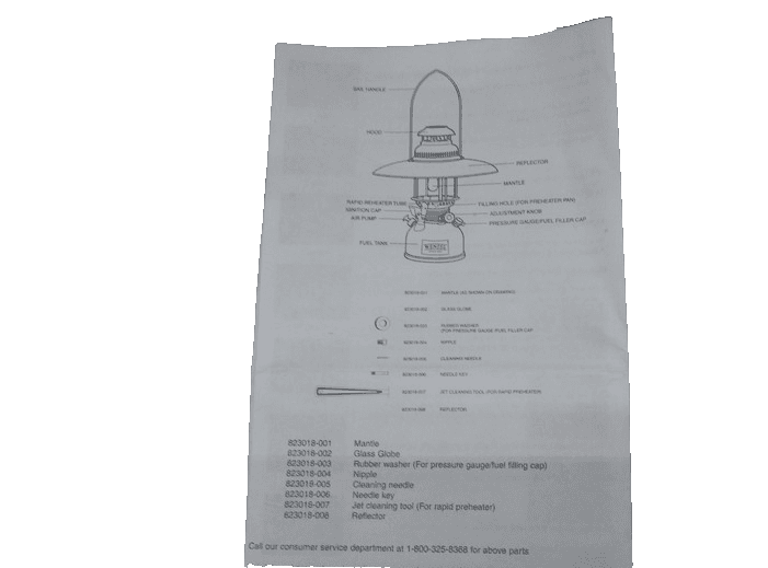 WENZEL Nickel Plated Pressure Lantern Model #823018 New In Original Wooden Crate - Thumbnail 8