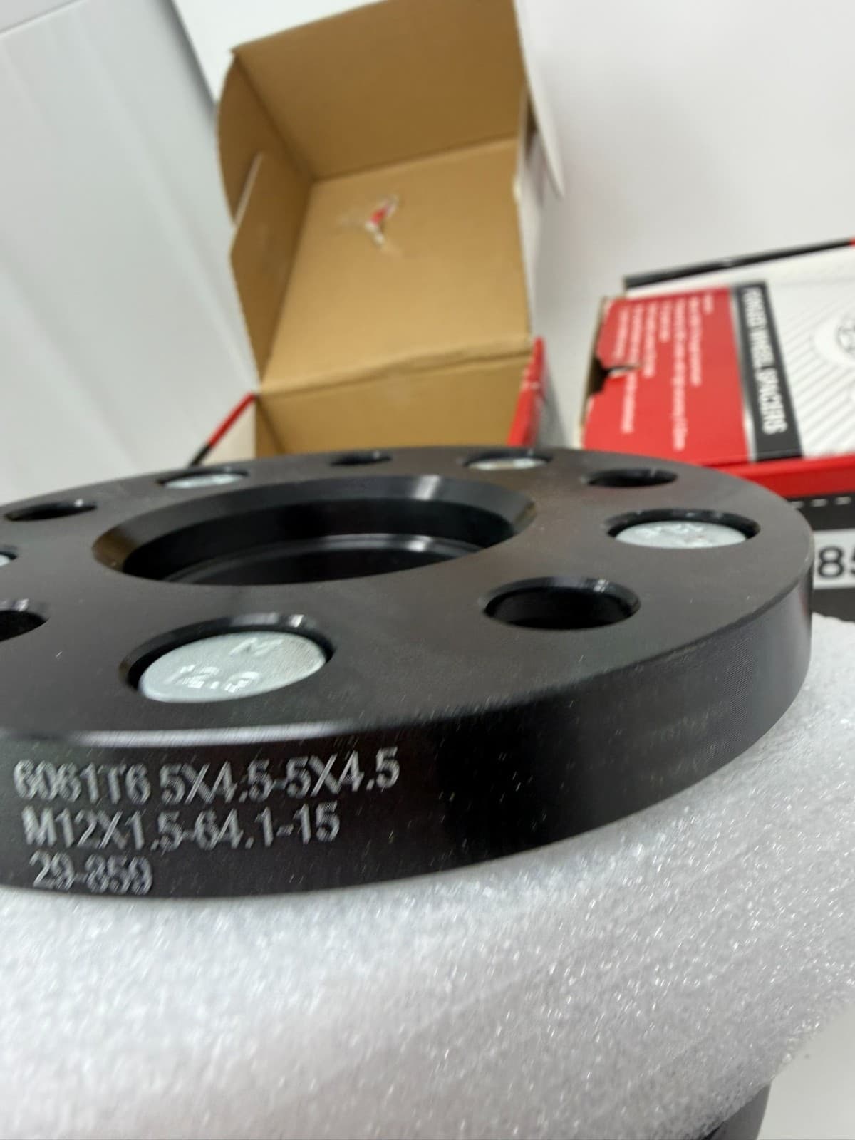 Set 4 Forged Wheel Spacers Aluminum 6061T6 5x4.5-5x4.5 M12x 1.5-64. 1-15 29-859 - Thumbnail 13