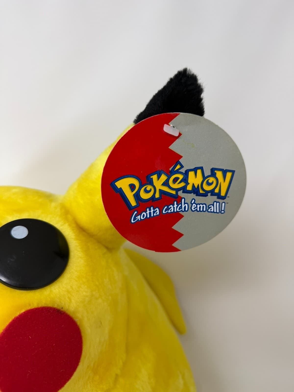 VTG 1999 Pikachu Plush Toy Large Pokemon Jumbo Nintendo Play By Play 16 Inch New - Thumbnail 5
