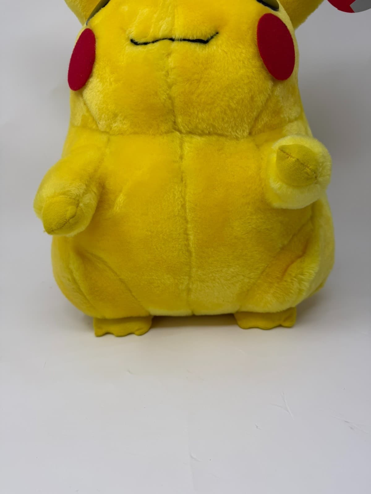 VTG 1999 Pikachu Plush Toy Large Pokemon Jumbo Nintendo Play By Play 16 Inch New - Thumbnail 4