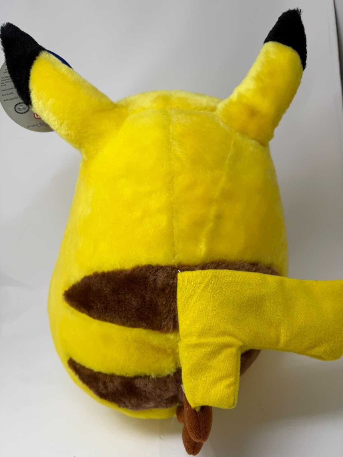 VTG 1999 Pikachu Plush Toy Large Pokemon Jumbo Nintendo Play By Play 16 Inch New - Thumbnail 12