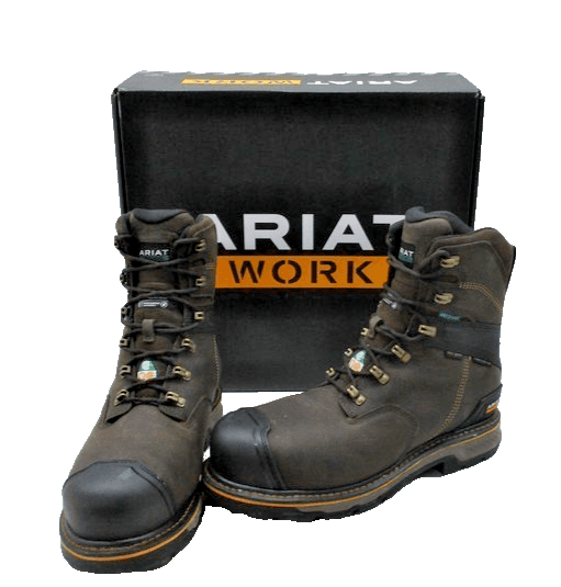 Ariat Stump Jumper 8" CSA Waterproof 600g Composite Toe Work Boot 9.5D NIB - Thumbnail 2