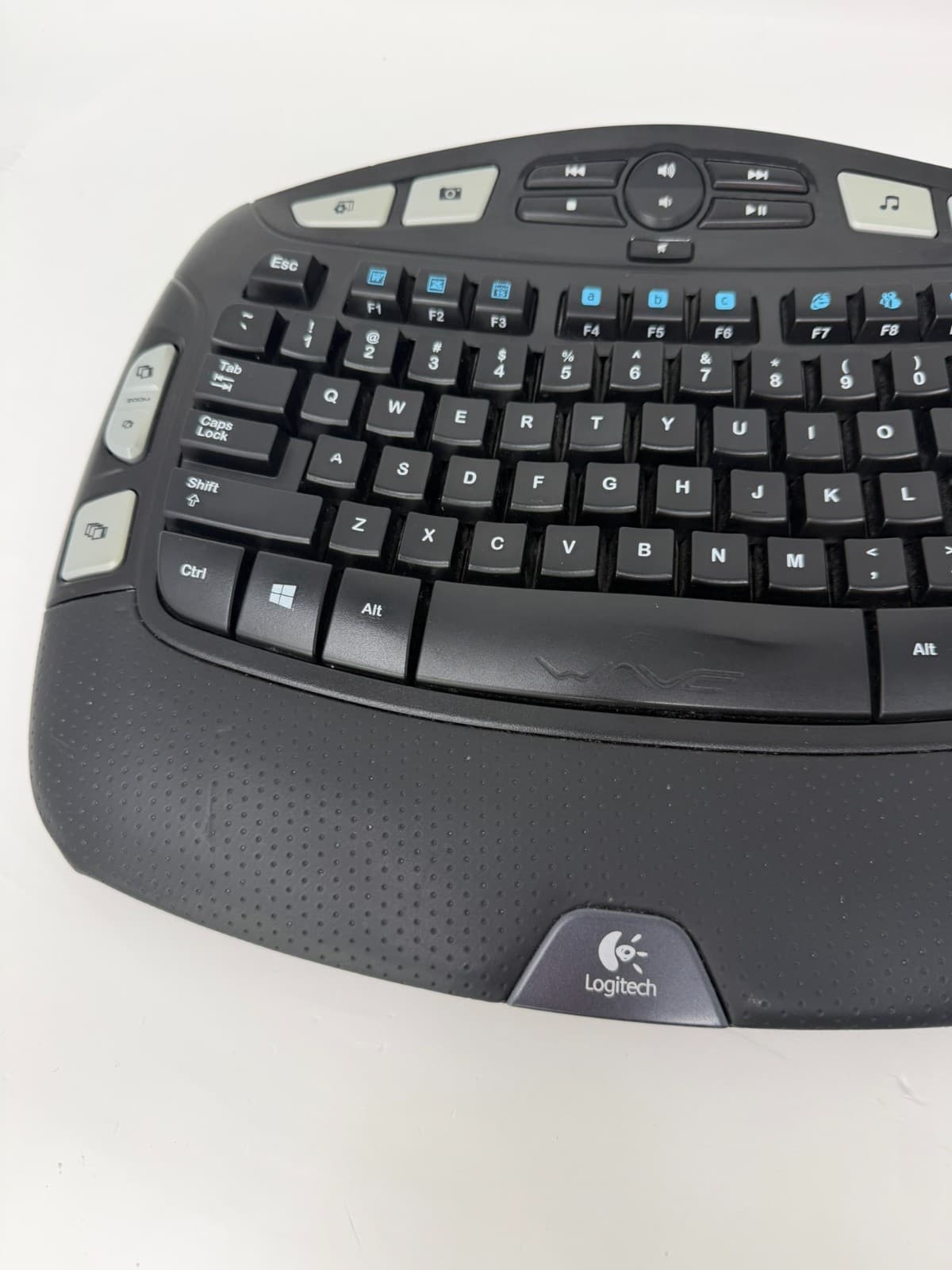 Logitech K350 ( Y-RBN90 ) Wireless Comfort Wave Ergonomic Keyboard W/ UNIFY USB - Thumbnail 5