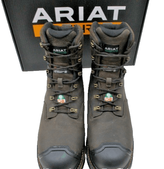 Ariat Stump Jumper 8" CSA Waterproof 600g Composite Toe Work Boot 9.5D NIB - Thumbnail 3
