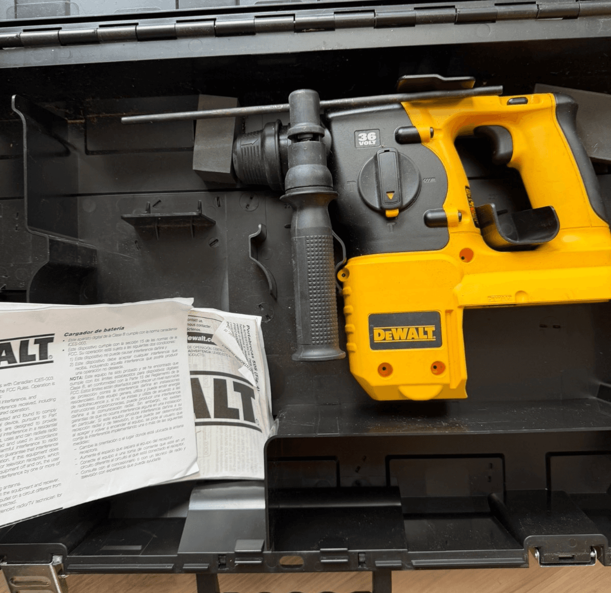 Dewalt DC233 36V 1" Cordless SDS Hammer Drill with Hard Case