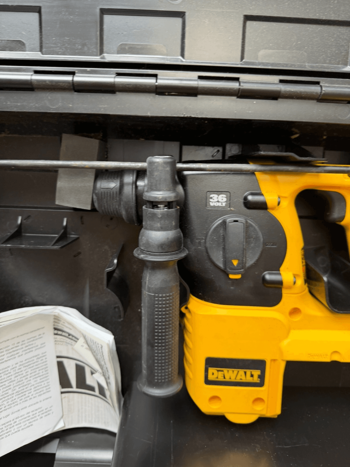 Dewalt DC233 36V 1" Cordless SDS Hammer Drill with Hard Case - Thumbnail 6
