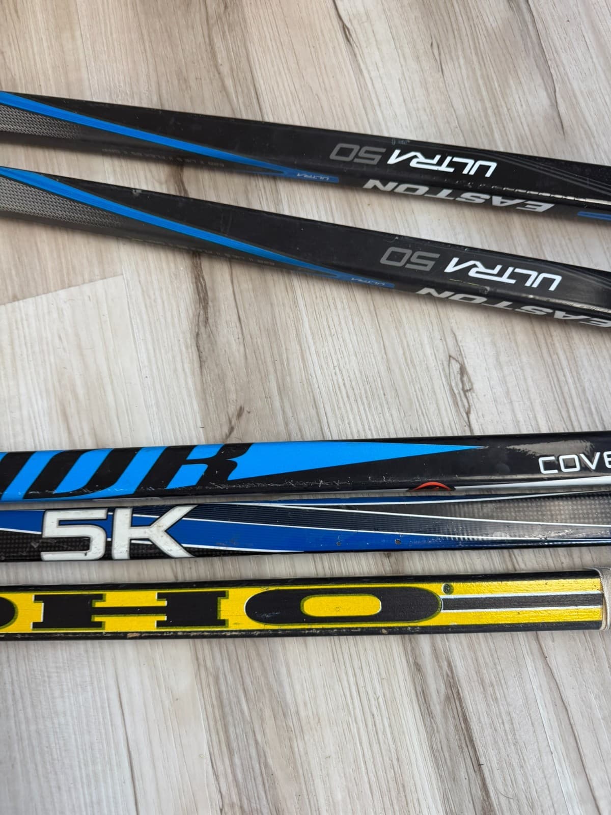 Hockey Stick Lot 5 PC Warrior Covert QRL Easton Ultra Reebok Koho Right/ Left - Thumbnail 5