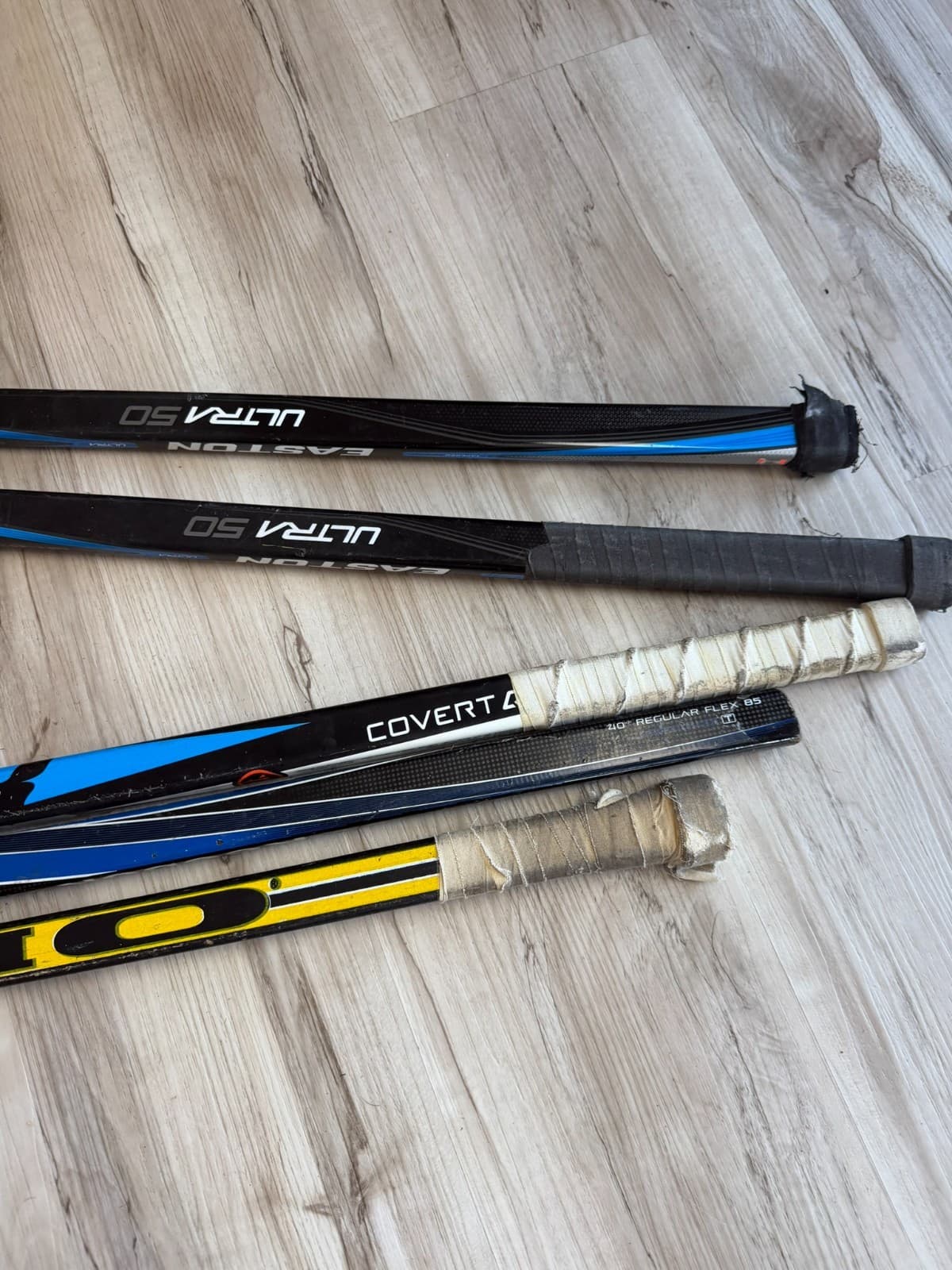 Hockey Stick Lot 5 PC Warrior Covert QRL Easton Ultra Reebok Koho Right/ Left - Thumbnail 3