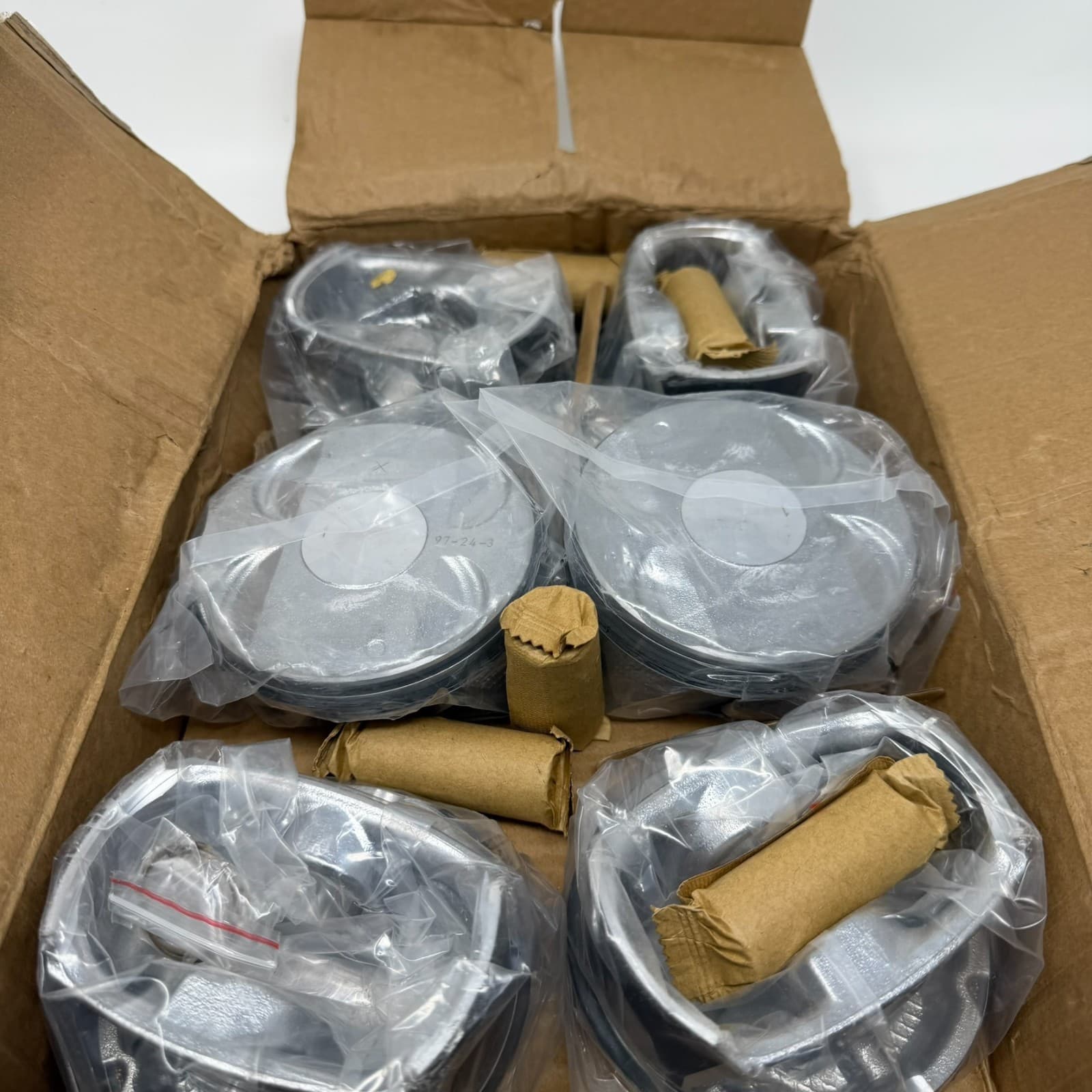 STD Pistons Set 6 for 2011-2018 Jeep Chrysler 3.6L V6 DOHC Pentastar New - Image 1