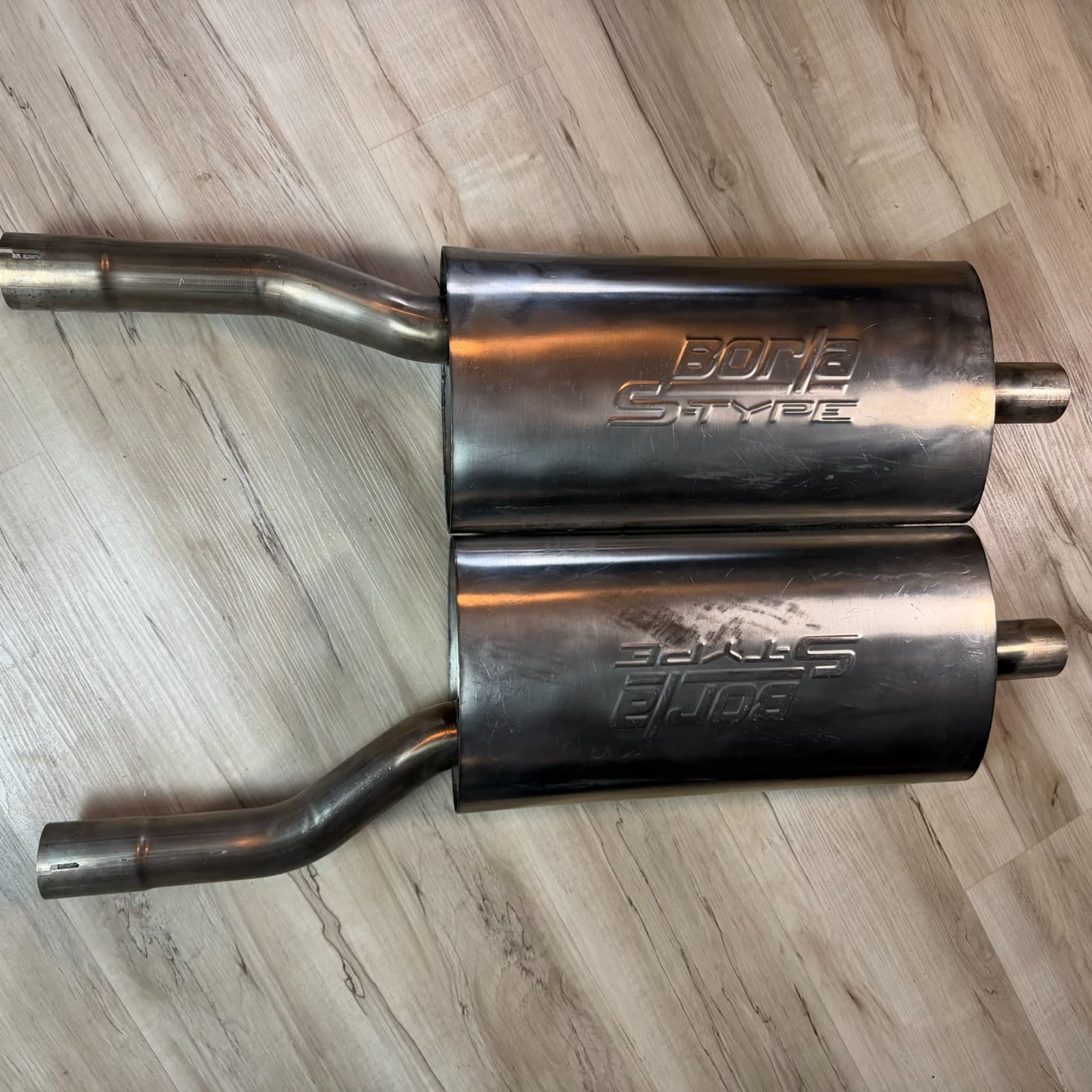 Borla S Type Dual Muffler Exhausts New Dodge Challenger - Thumbnail 2