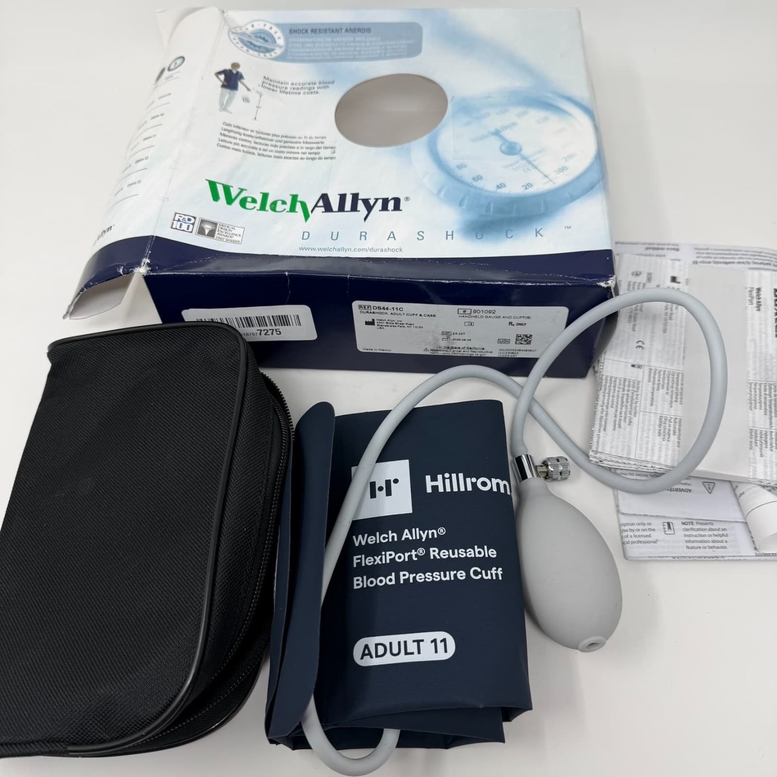 Welch Allyn DS44-11C Durashock Aneroid with One Adult Cuff and Zipper Case - Thumbnail 5