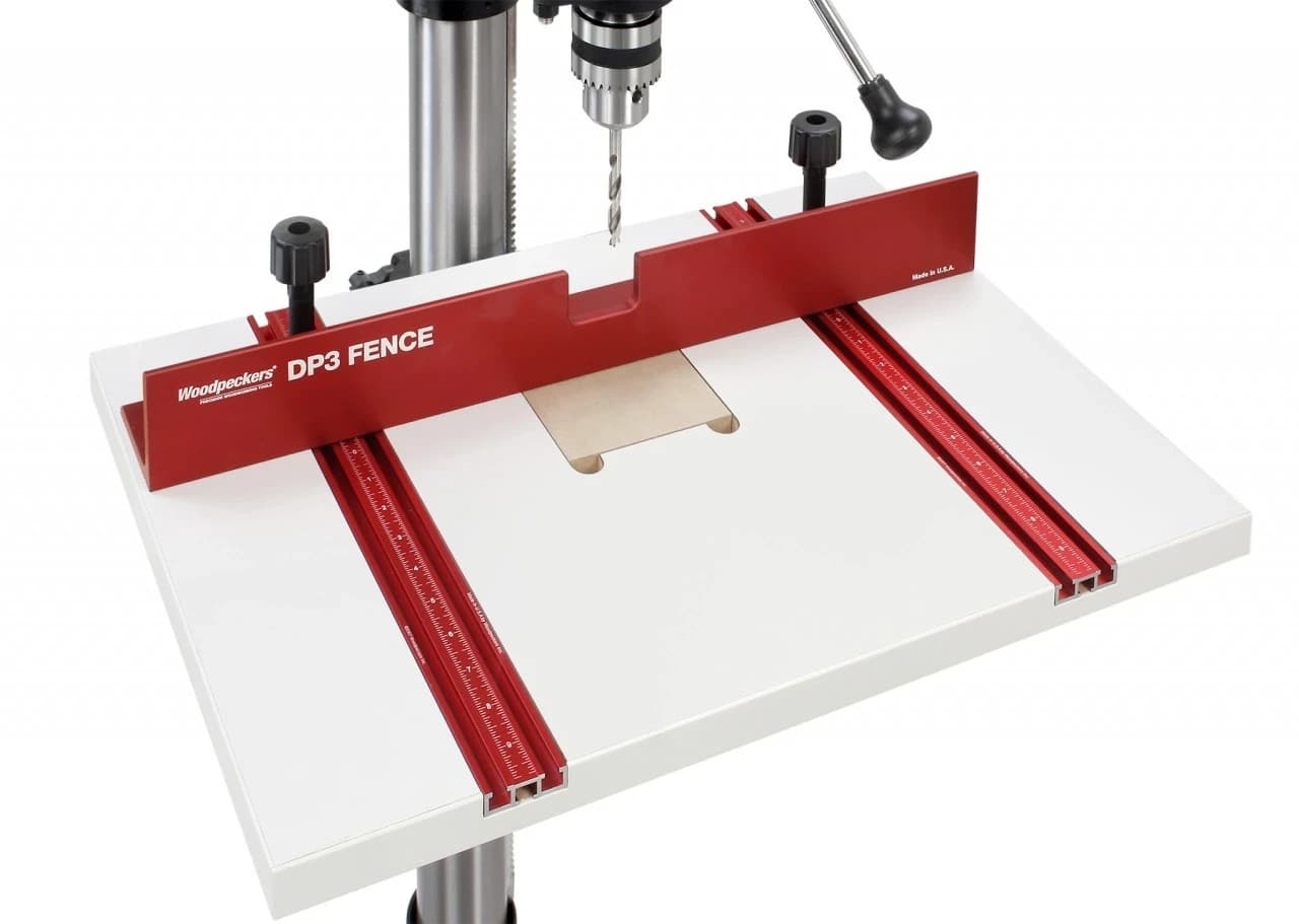 Woodpeckers DP3Fence Drill Press Fence (23.5x3x3 in) for Drill Press Table