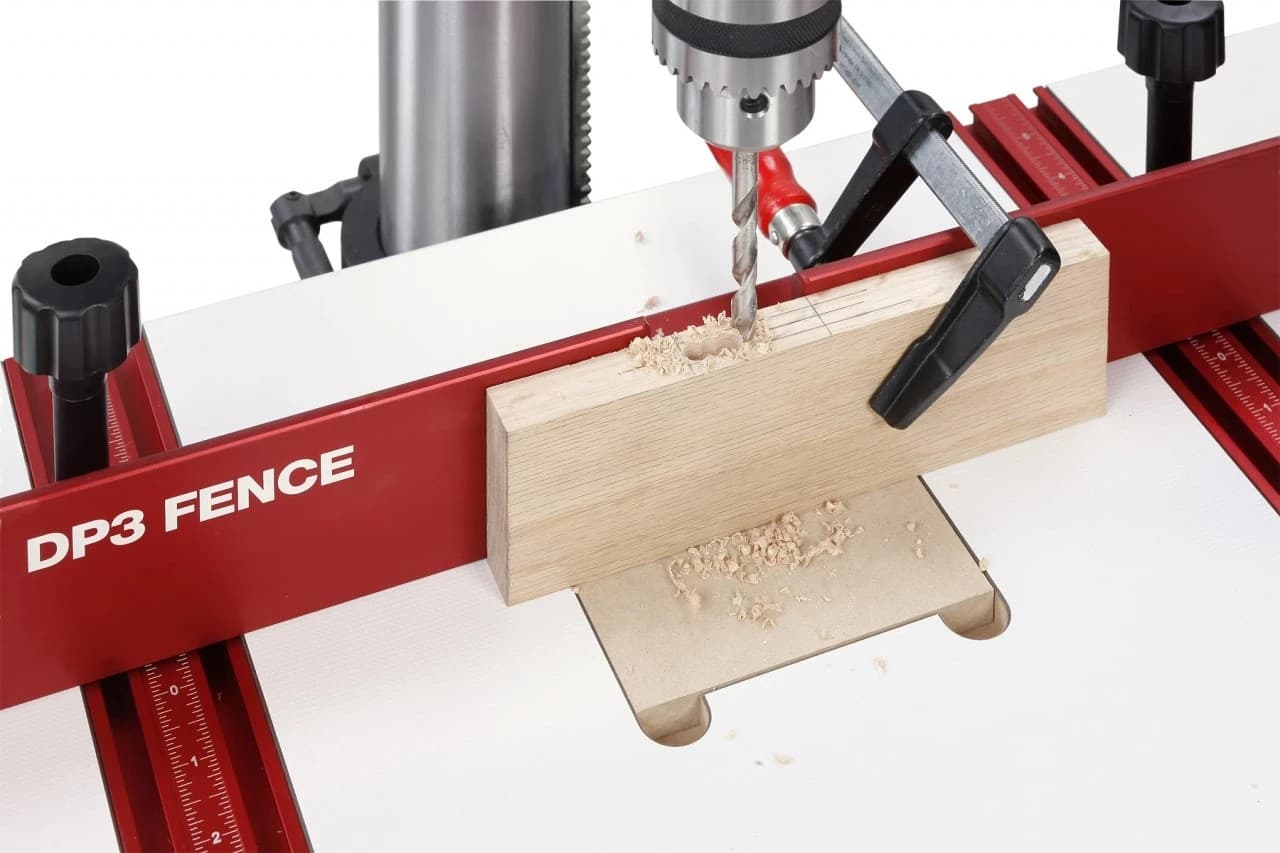 Woodpeckers DP3Fence Drill Press Fence (23.5x3x3 in) for Drill Press Table - Thumbnail 2