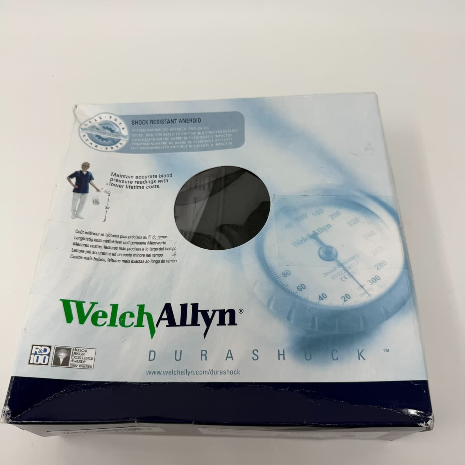 Welch Allyn DS44-11C Durashock Aneroid with One Adult Cuff and Zipper Case - Thumbnail 2