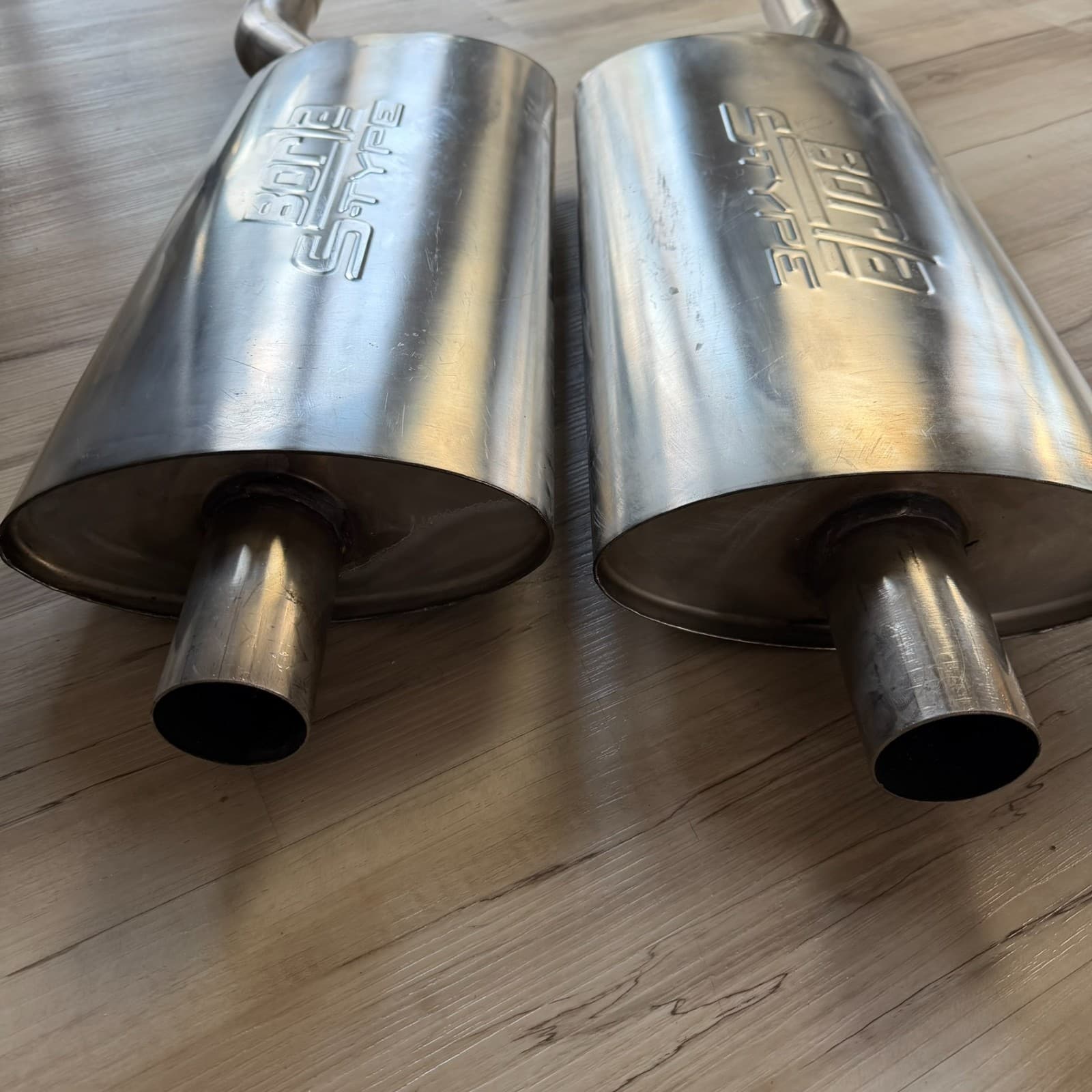 Borla S Type Dual Muffler Exhausts New Dodge Challenger - Thumbnail 7