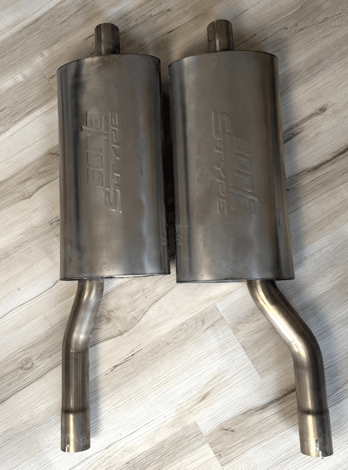 Borla S Type Dual Muffler Exhausts New Dodge Challenger - Image 1
