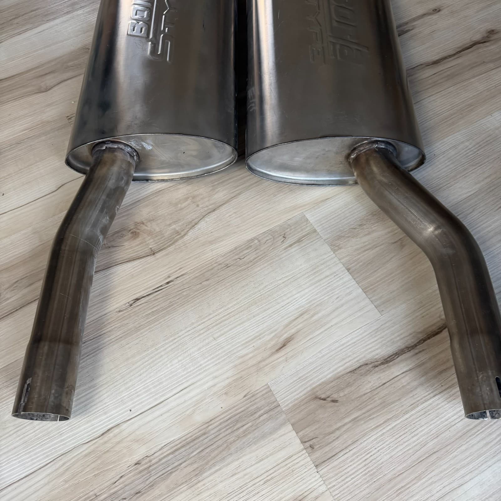 Borla S Type Dual Muffler Exhausts New Dodge Challenger - Thumbnail 3