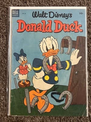 Walt Disney Donald Duck Comic Dell No 32 10 Cent Collector Donald Duck Cover - Image 1