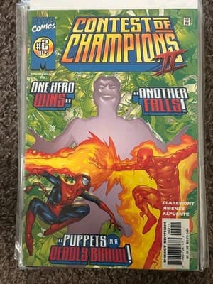Marvel Contest of Champions II #2 Comic Spider-Man Human Torch Direct Edition - Image 1